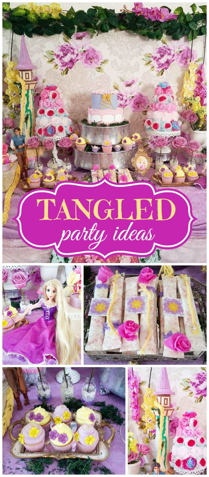 Rapunzel Birthday Party Decorations
 162 best images about Rapunzel Tangled Party Ideas on