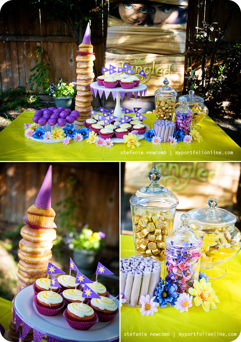 Rapunzel Birthday Party Decorations
 Rapunzel Tangled Birthday Party of the Month Way to go