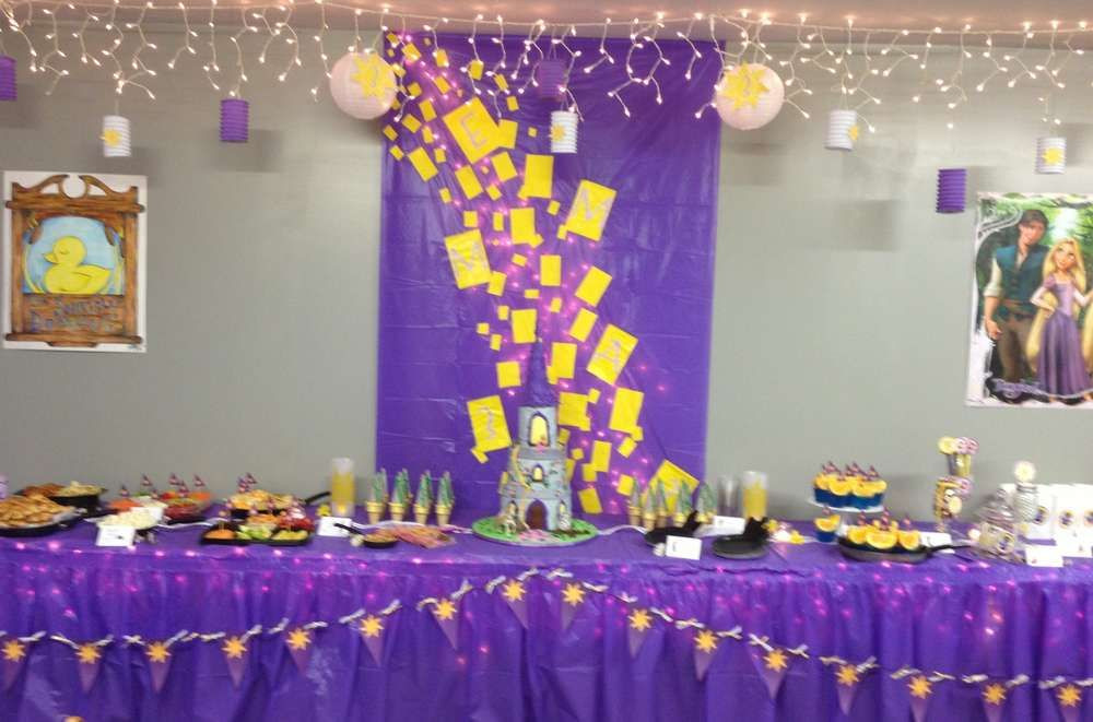 Rapunzel Birthday Party Decorations
 Rapunzel Tangled Birthday Party Ideas