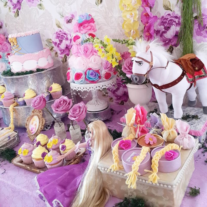 Rapunzel Party Food Ideas
 Kara s Party Ideas Rapunzel Tangled Themed Birthday Party