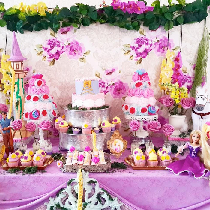 Rapunzel Party Food Ideas
 Kara s Party Ideas Rapunzel Tangled Themed Birthday Party
