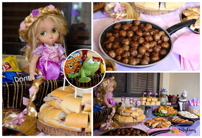 Rapunzel Party Food Ideas
 Kara s Party Ideas Tangled Rapunzel Birthday Party via