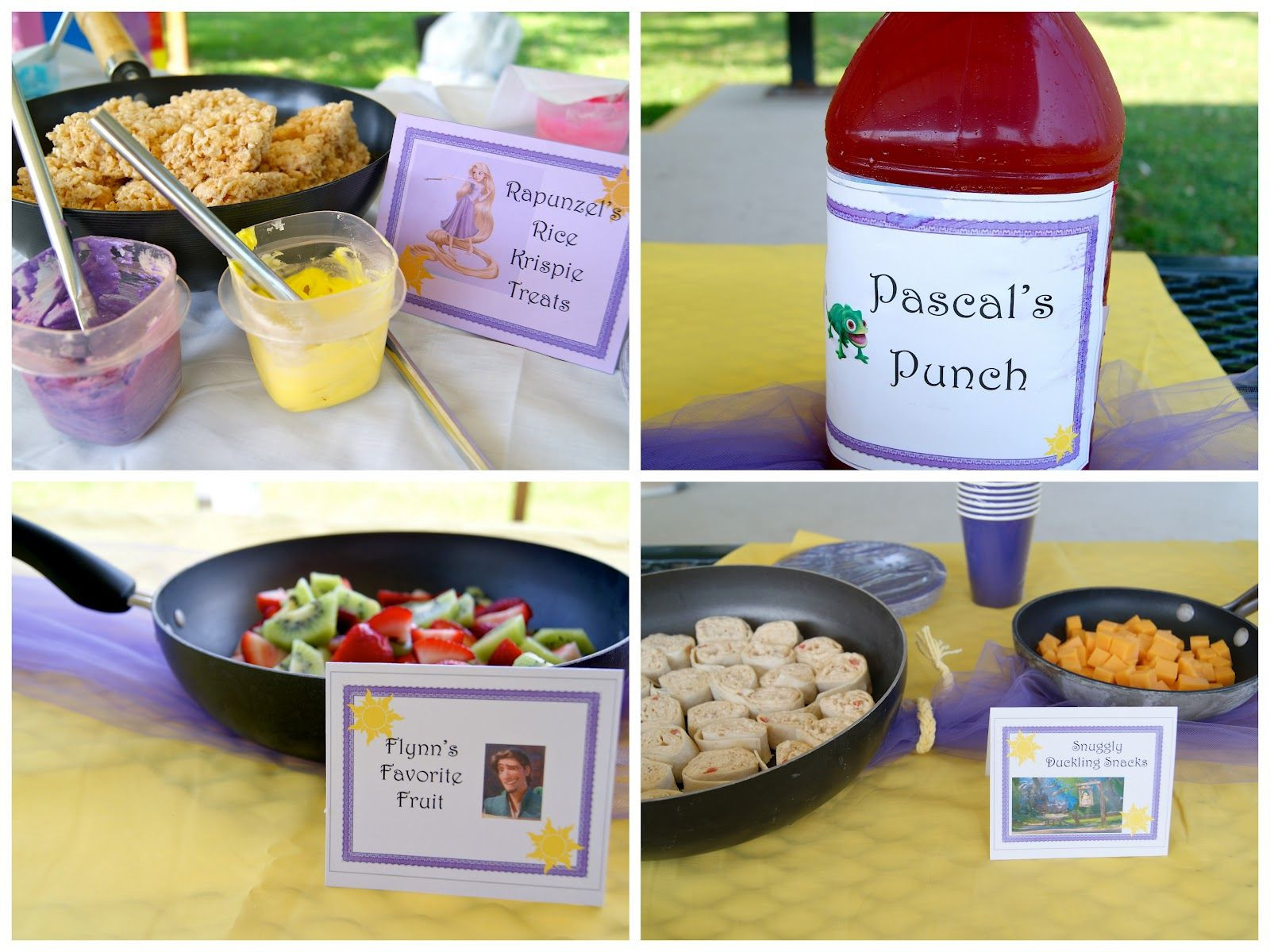 Rapunzel Party Food Ideas
 Rapunzel Party Food Idea Pascal s Punch Maximus Apples