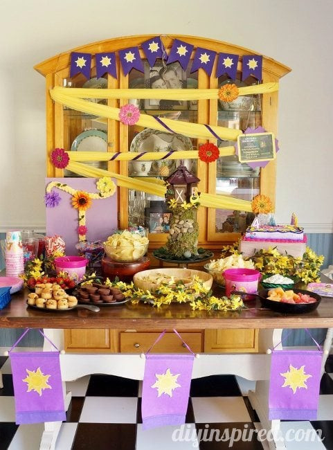 Rapunzel Party Food Ideas
 Rapunzel Birthday Party Ideas DIY Inspired