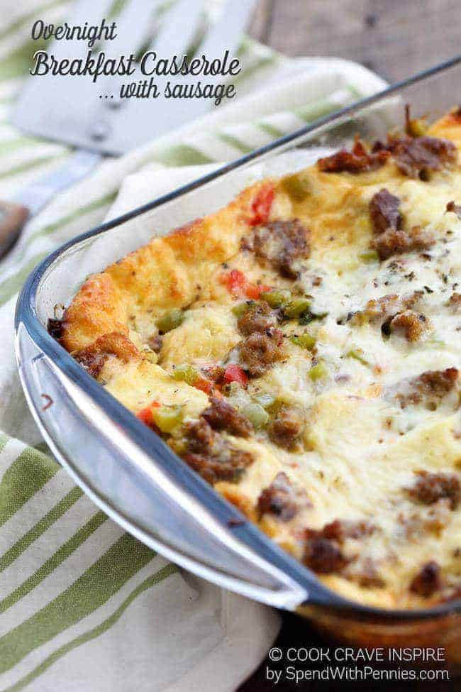 Recipe For Breakfast Casserole With Sausage
 Delicious Overnight Sausage Breakfast Casserole Spend