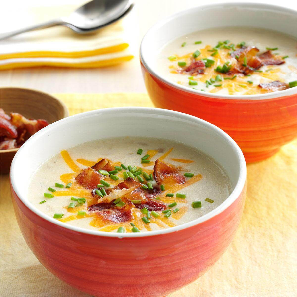 Recipe For Loaded Baked Potato Soup
 Slow Cooked Loaded Potato Soup Recipe