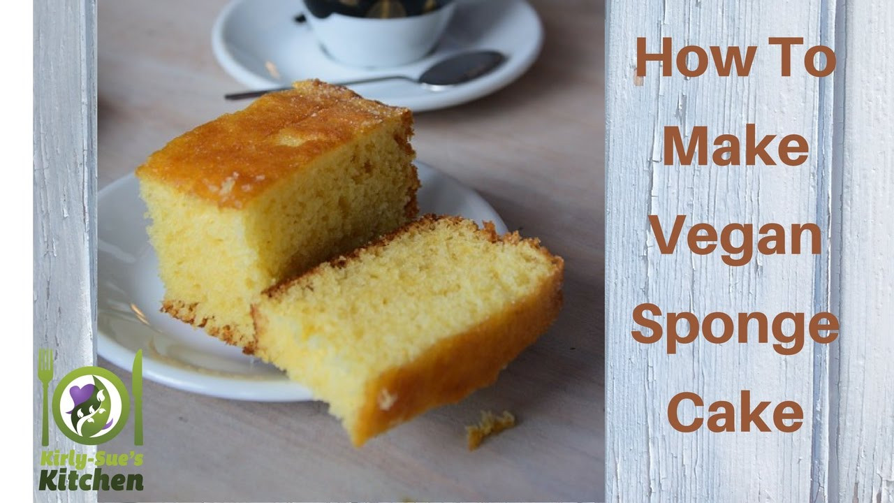 Recipe For Vegetarian Cake
 How To make A Vegan Sponge Cake recipe video