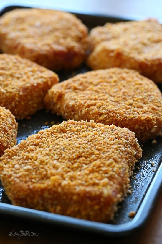 Recipes For Breaded Pork Chops
 Oven “Fried” Breaded Pork Chops