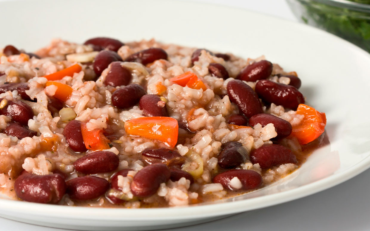 Red Beans And Rice Recipe Vegan
 Portia and Ellen s Vegan Red Beans and Rice