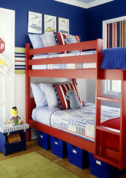 Red Kids Room
 7 Cool Decorating Ideas for a Boy s Bedroom The