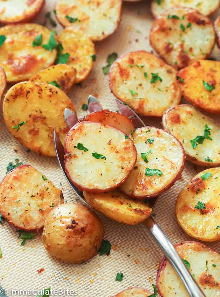 Red Roasted Potatoes
 Oven Roasted Red Potatoes Immaculate Bites