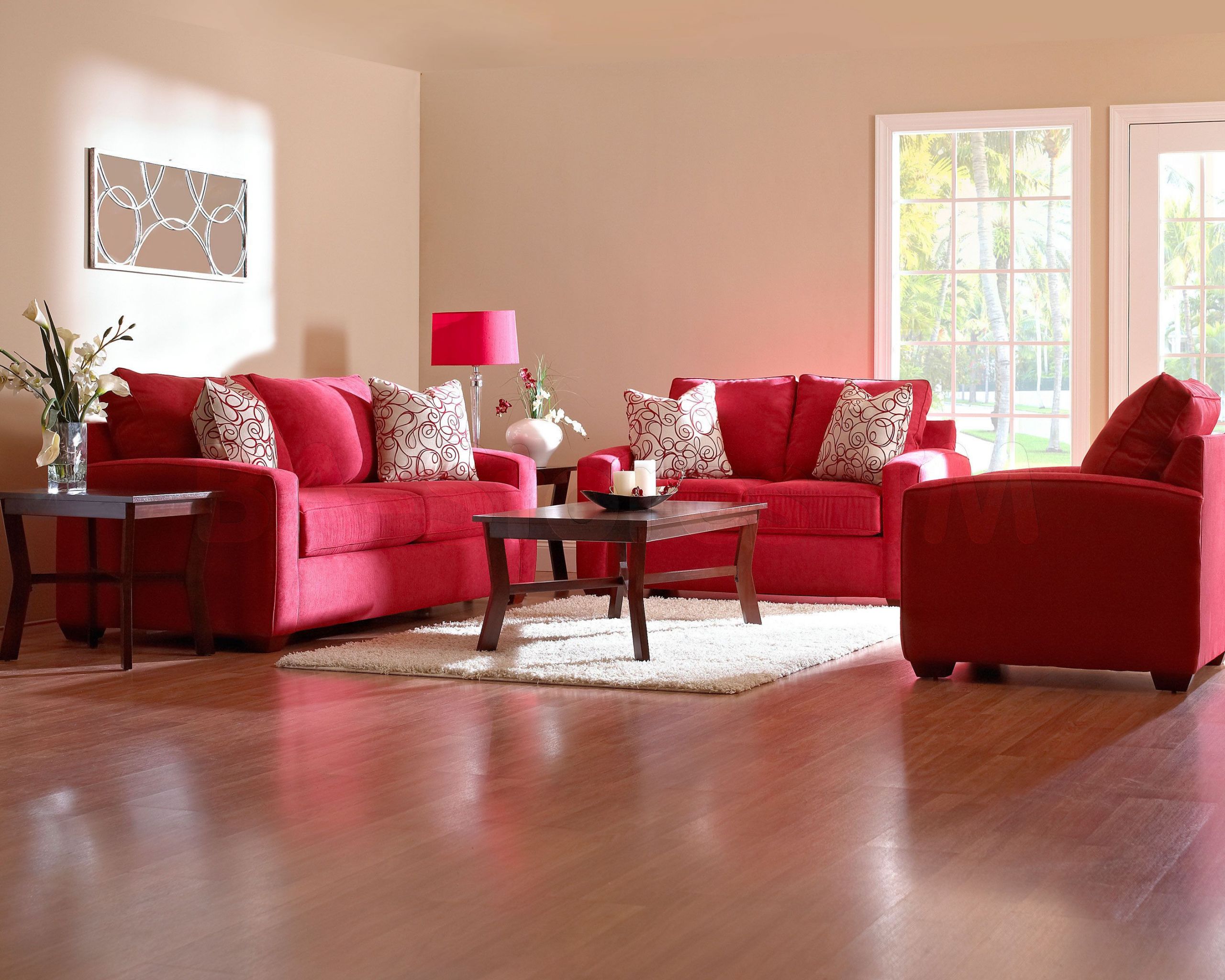 Red Sofa Living Room Ideas
 red furniture decorating ideas