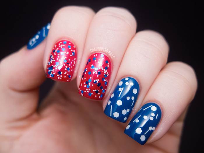 Red White And Blue Nail Art Designs
 Red white and awesome 4th of July nail art designs