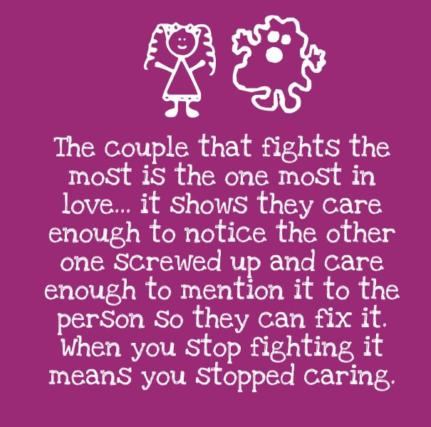 Relationship Fight Quotes
 Love Quotes and Real Facts for Couples that Fight