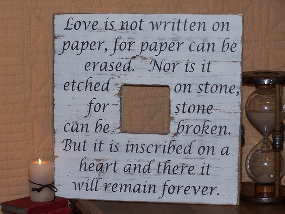 Relationship Picture Quotes
 Items similar to Wood Picture Frame French Shabby