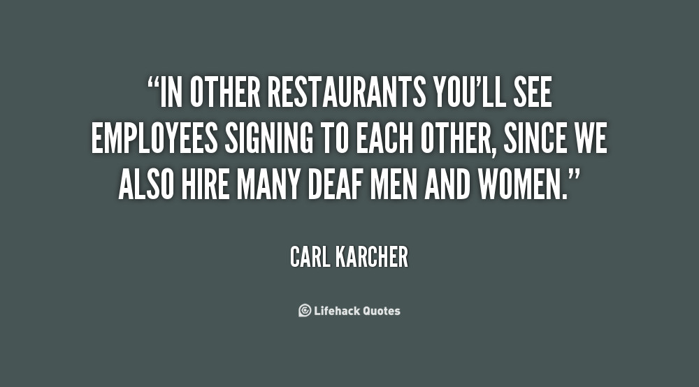 Restaurant Motivational Quotes
 Restaurant Employee Positive Quotes QuotesGram