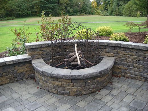 Retaining Wall Blocks Fire Pit
 retaining wall fire pit … Fire Pit in 2019