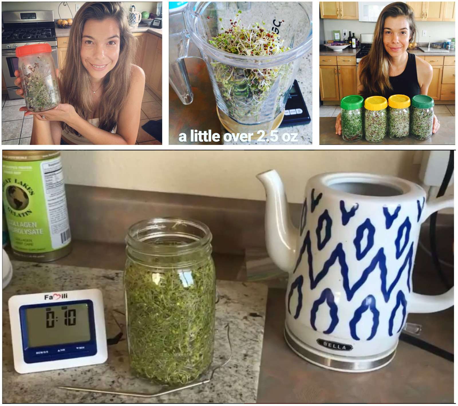 Rhonda Patrick Broccoli Sprouts
 Two of the most beneficial things you can do for your
