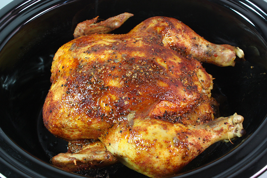 Roasted Chicken Slow Cooker
 Slow Cooker Roasted Chicken Don t Sweat The Recipe