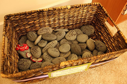 Rocks For Wedding Guest Book
 Wishing Stones