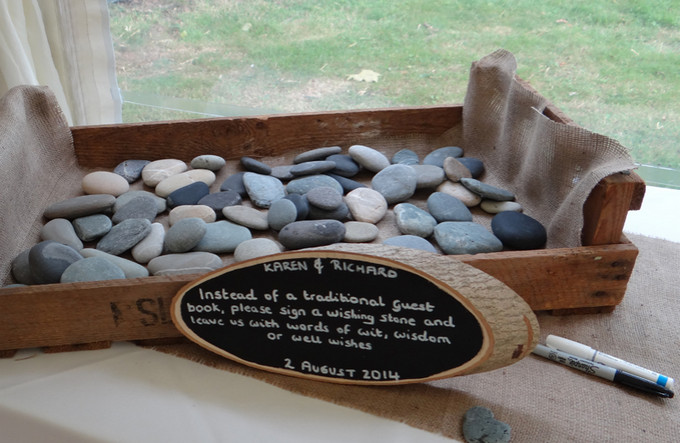 Rocks For Wedding Guest Book
 23 Truly Unique Wedding Ideas For An EXTRA Special e