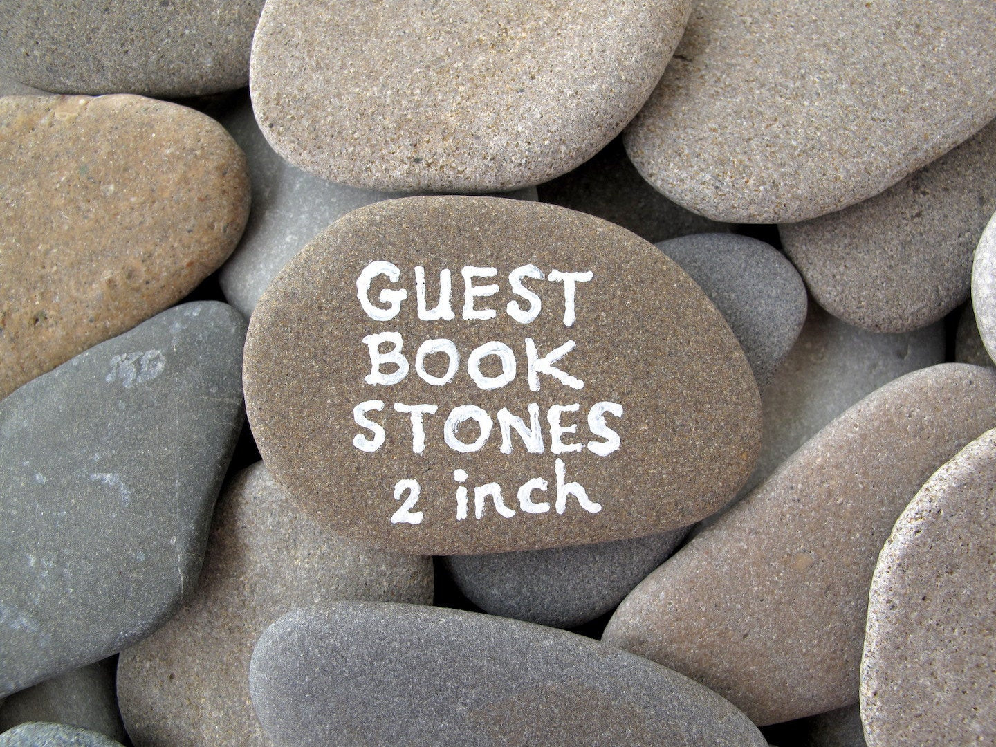 Rocks For Wedding Guest Book
 50 Guest Book Stones Wedding Rocks Flat Rocks Wishing Stones