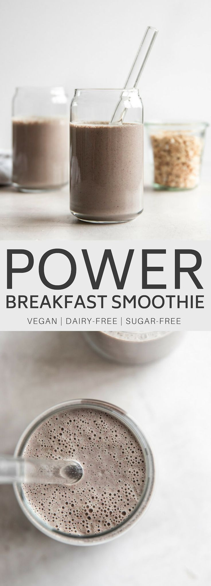 Rolled Oats Smoothie
 Power Breakfast Smoothie Recipe