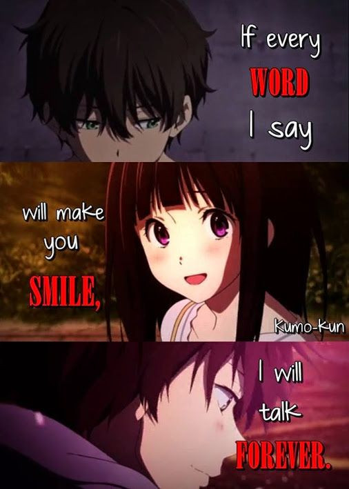 Romantic Anime Quotes
 Pin on Anime Quotes