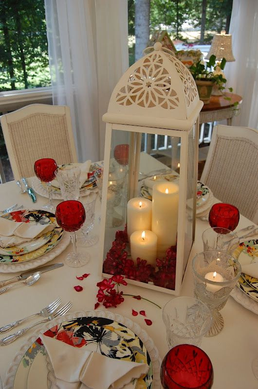 Romantic Decorating Ideas For Valentines Day
 Romantic Candlelight Table Setting