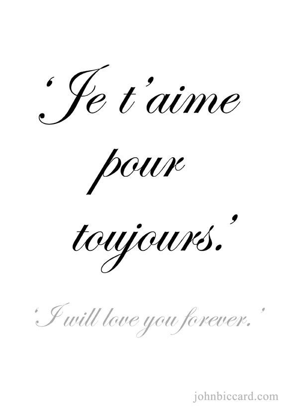 Romantic French Quote
 French Love Quotes