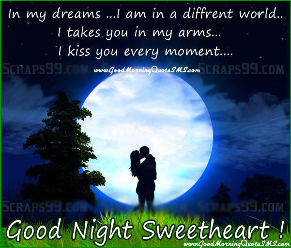 Romantic Good Night Quotes For Her
 Romantic Goodnight Quotes For Him QuotesGram
