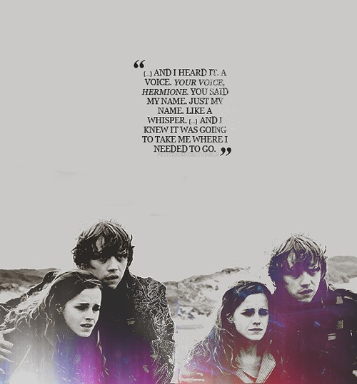 Romantic Harry Potter Quotes
 Ron and Hermione Fan Arts Romione Fan Art