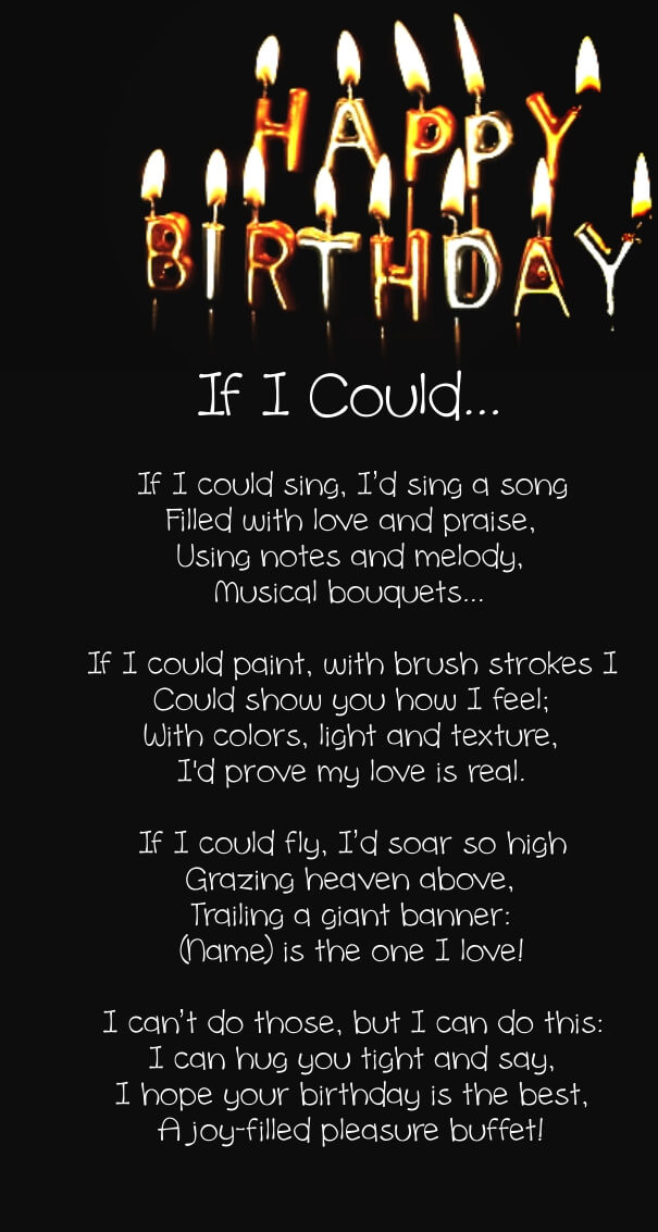 Romantic Poetry Quotes
 12 Happy Birthday Love Poems for Her & Him with