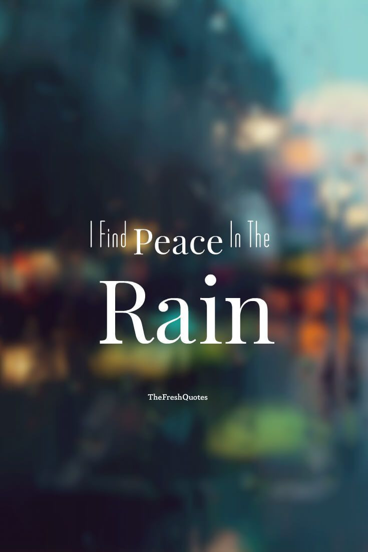 Romantic Rain Quote
 Rain lover – Positive Side The Coin