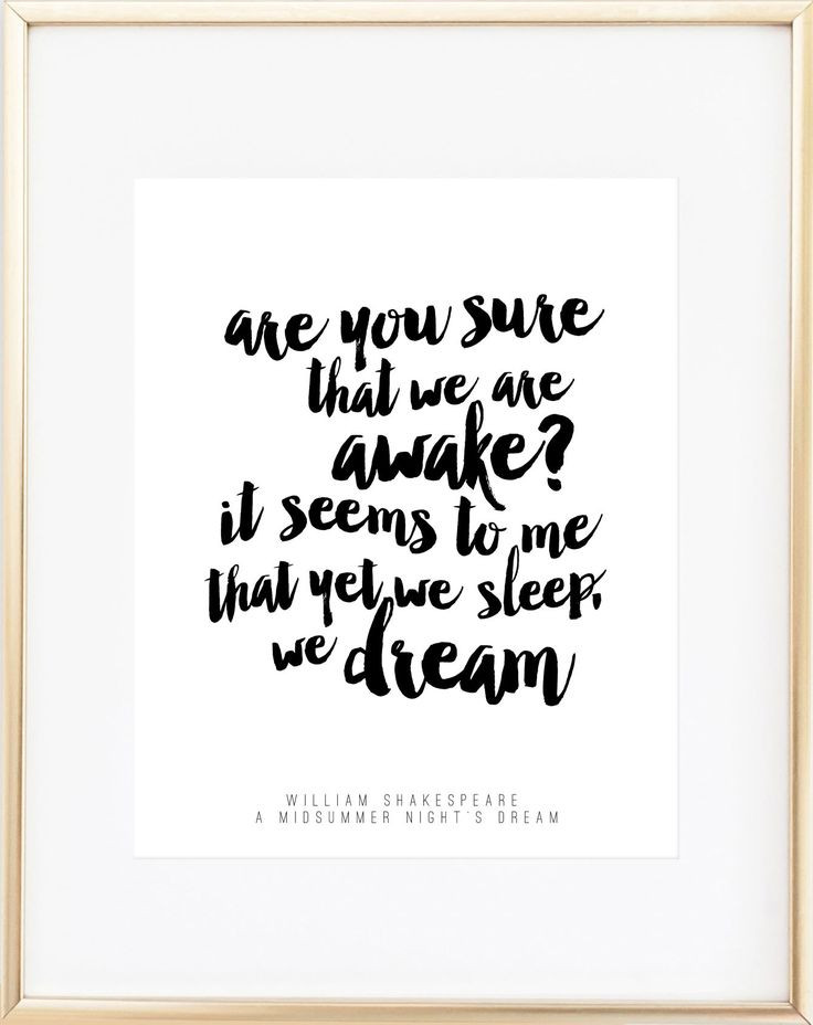 Romantic Shakespeare Quote
 A Midsummer Night’s Dream – bookdelineation101
