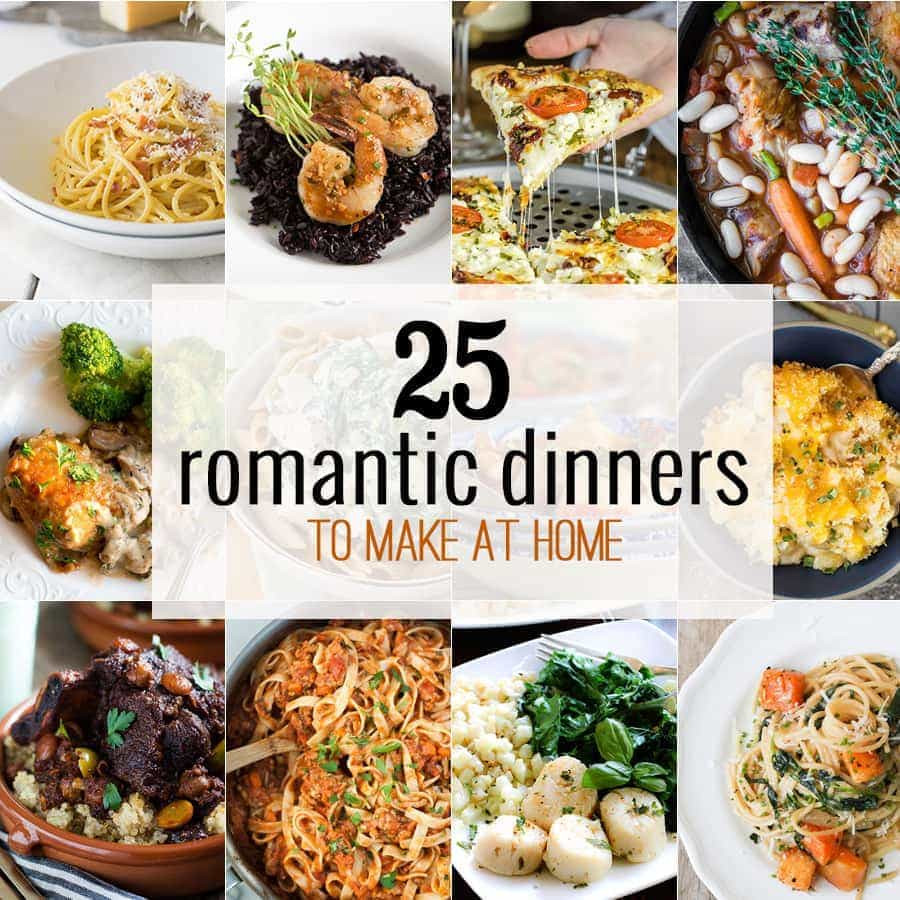Romantic Valentines Dinners At Home
 25 Romantic Dinners The Cookie Rookie