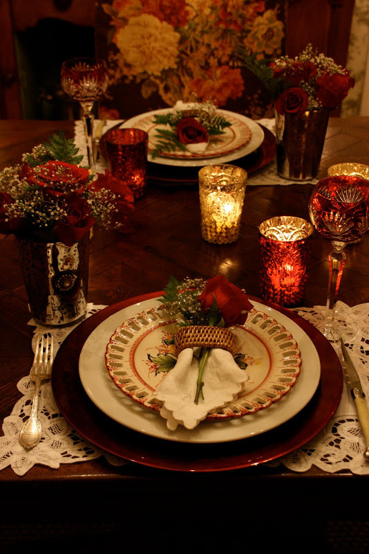 Romantic Valentines Dinners
 vignette design Romantic Valentine Candlelight Dinner