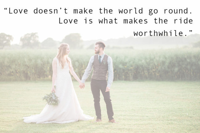 Romantic Wedding Quote
 The Most Romantic Quotes for Your Wedding