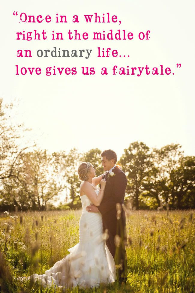 Romantic Wedding Quotes
 27 of the most romantic quotes to use in your wedding