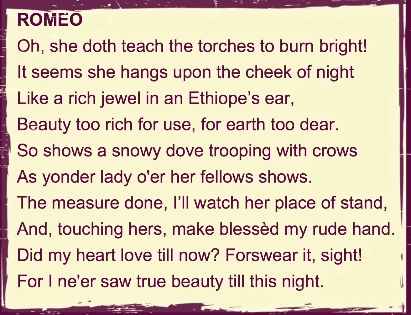 Romeo And Juliet Romantic Quotes
 Best Romeo Quotes QuotesGram