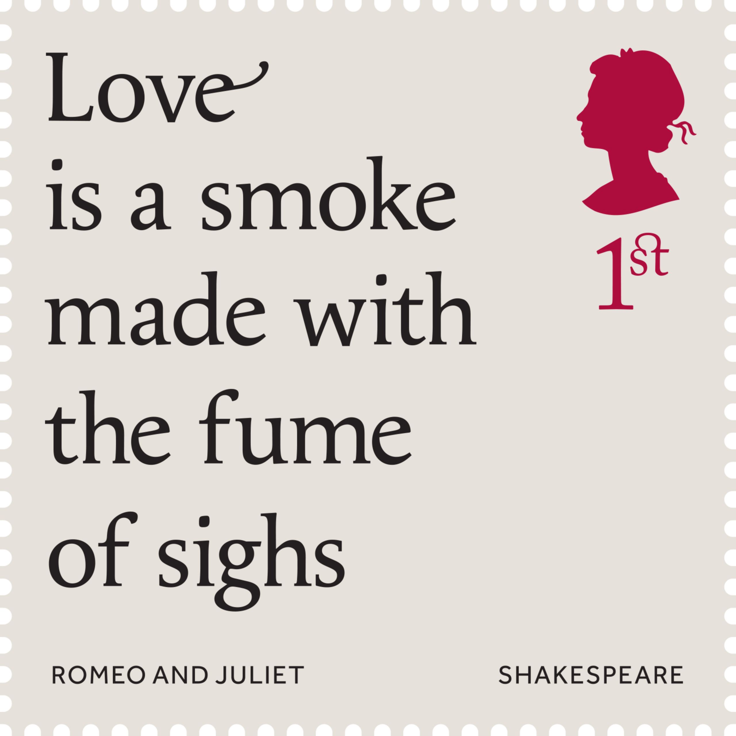 Romeo And Juliet Romantic Quotes
 New Shakespeare stamps feature quotes from The Bard