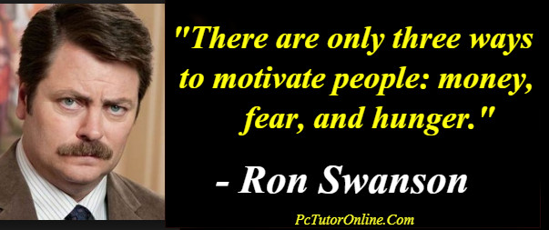 Ron Swanson Motivational Quotes
 45 Excellent Ron Swanson Quotes