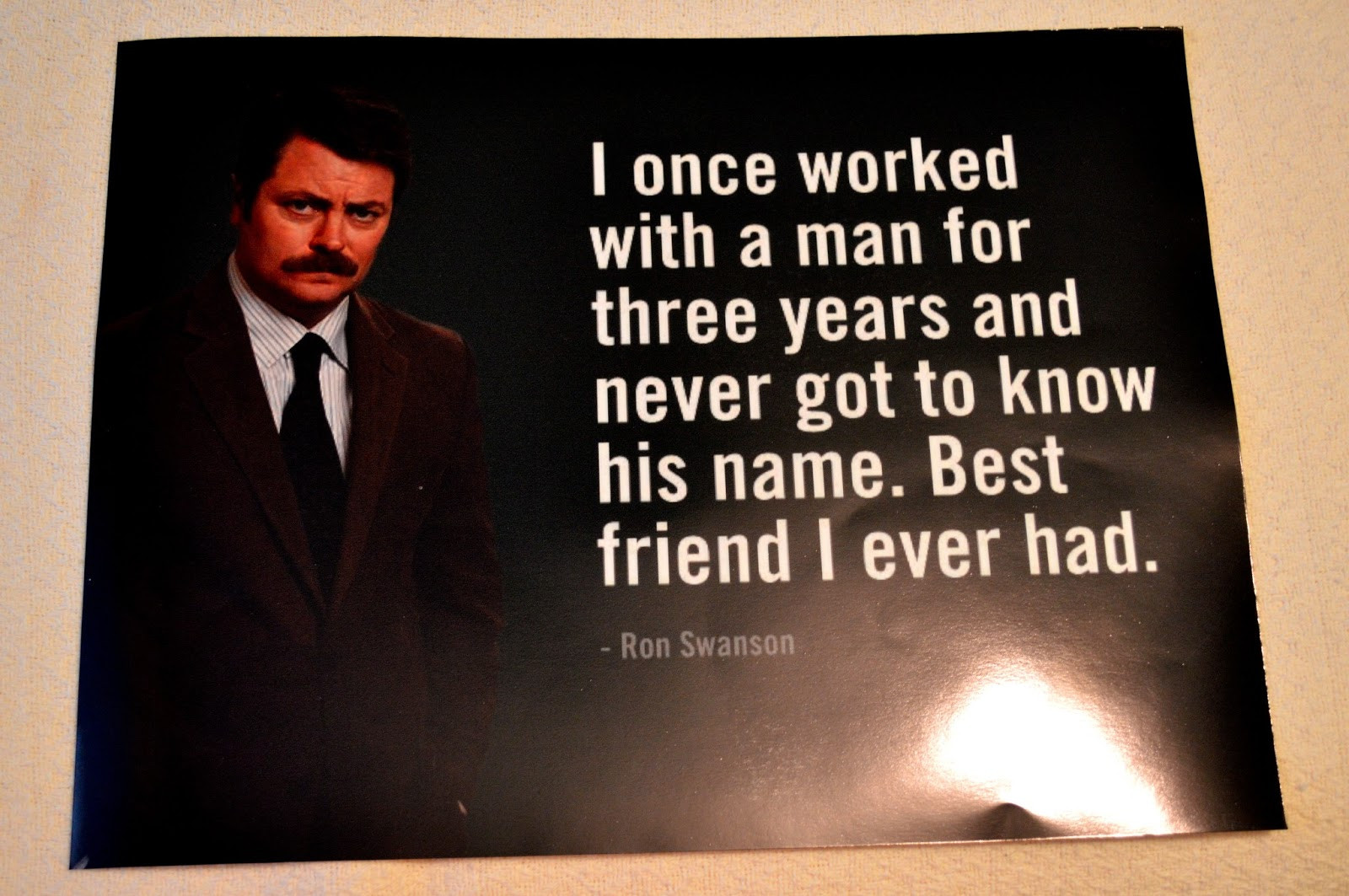 Ron Swanson Motivational Quotes
 Ron Swanson Mustache Quotes QuotesGram