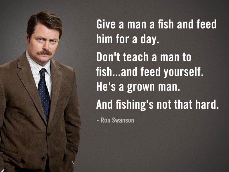Ron Swanson Motivational Quotes
 Ron Swanson Quotes from Parks and RecreationBrett Snyder