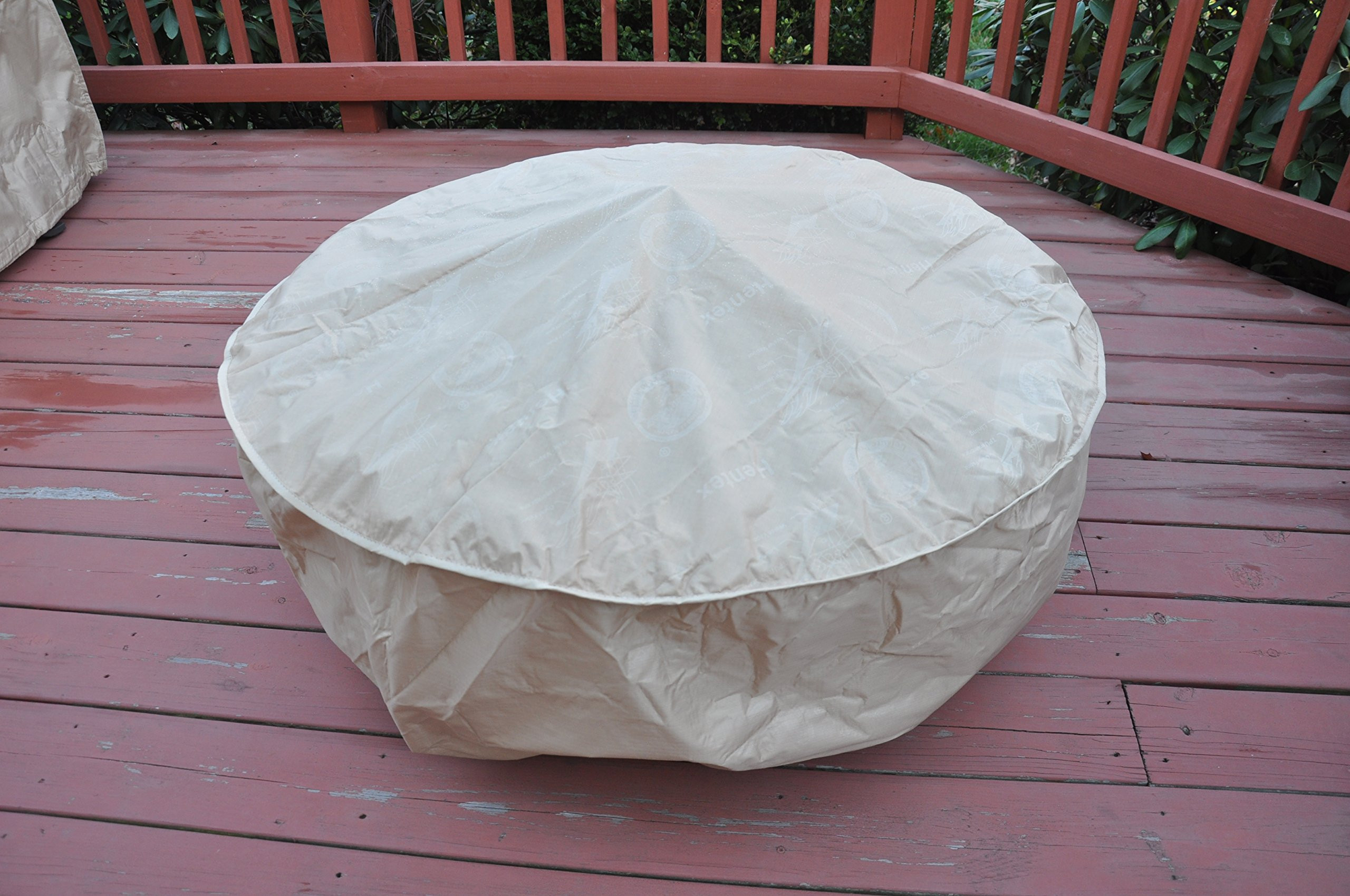 Round Firepit Cover
 Hentex 5303 Garden 40 inch Round Fire Pit Cover