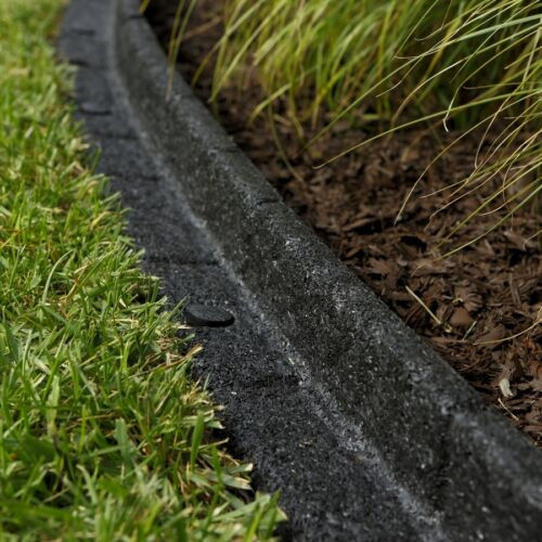 Rubberific Landscape Edging
 RUBBERIFIC 4FT BLACK Rubber Landscape Edging Section