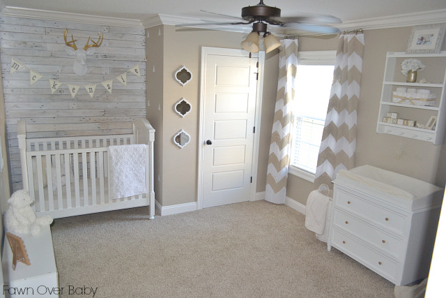 Rustic Baby Bedroom
 A Rustic Chic Neutral Nursery