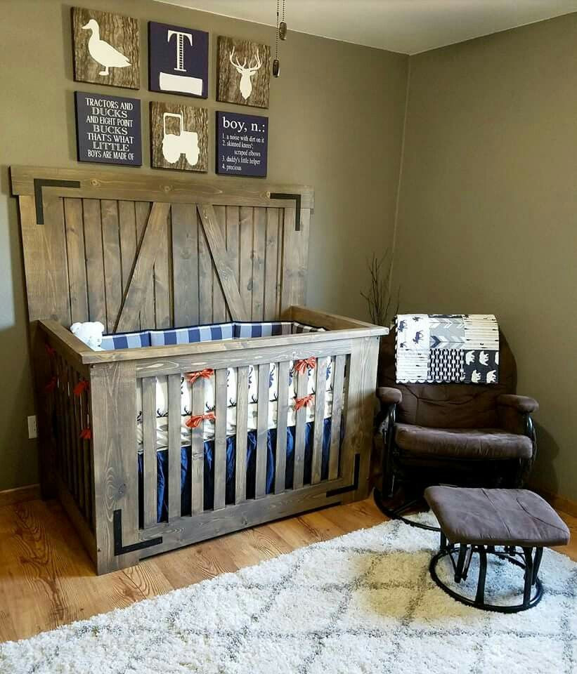 Rustic Baby Bedroom
 Baby room Rustic western decor Tap the link now to find