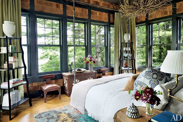Rustic Bedroom Curtains
 14 Rustic Bedrooms That Bring the Outdoors In s