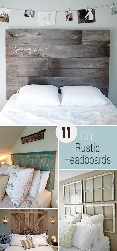 Rustic Bedroom Ideas Diy
 DIY Rustic Headboards